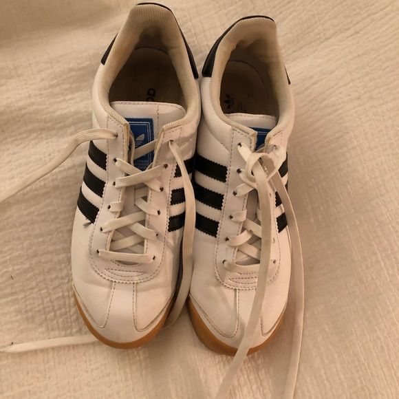 adidas samoa white gum sole